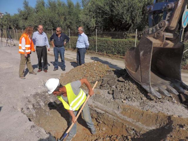 Καλαμάτα: Ξεκίνησαν τα έργα του αγωγού ομβρίων Θουρία – Νοσοκομείο