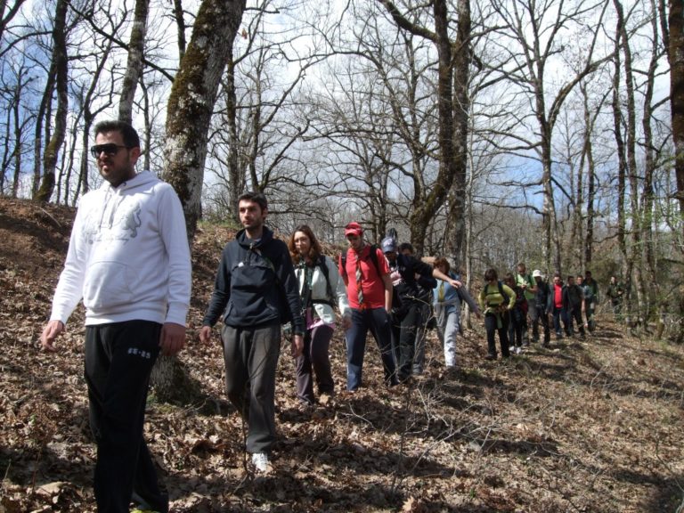 Πεζοπορία του ΕΟΣ στο Ίσαρι Μεγαλόπολης