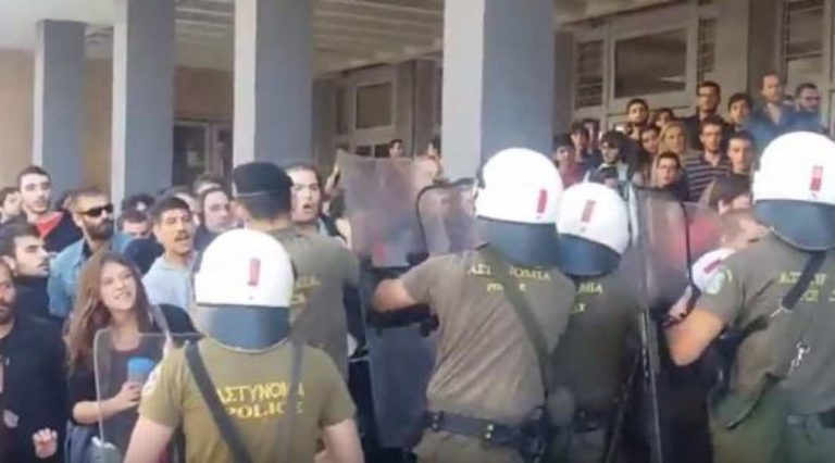 Ένταση στα δικαστήρια της Θεσσαλονίκης – Ματαιώθηκε πλειστηριασμός κατοικίας