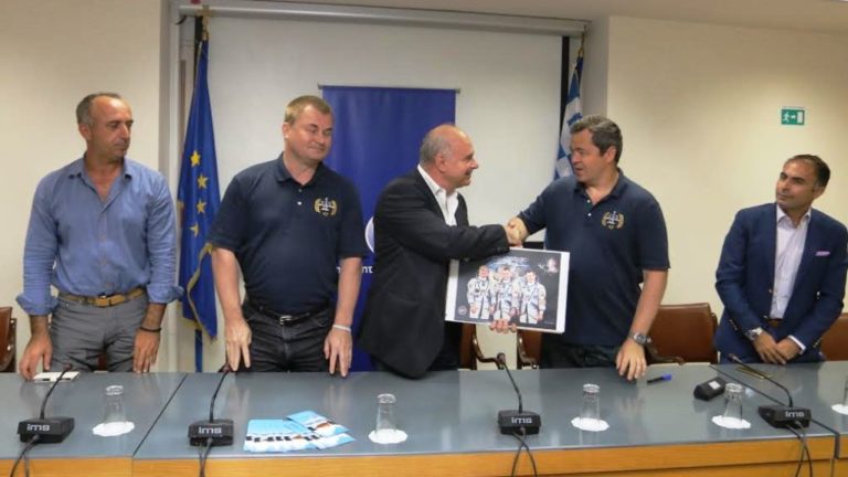 Οι κοσμοναύτες στο Επιμελητήριο Ηρακλείου
