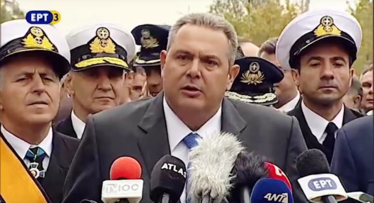Δήλωση υπουργού Άμυνας Πάνου Καμμένου από τη Θεσσαλονίκη (video)