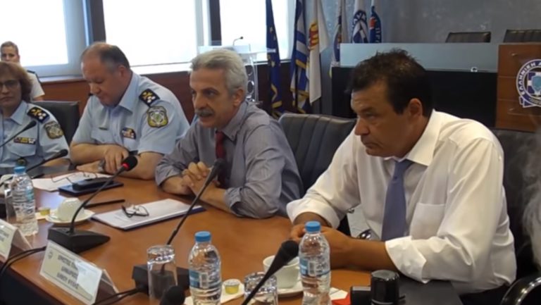 Ο Γ. Γ. Δημόσιας Τάξης και ο Αρχηγός της ΕΛΑΣ στην Κρήτη