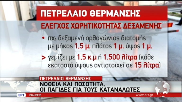 Πετρέλαιο θέρμανσης: Αποφύγετε τις παγίδες και ψάξτε τη φθηνότερη τιμή (video)