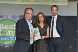 Χρυσό Βραβείο για τον Δήμο Πλατανιά στο Best City Awards
