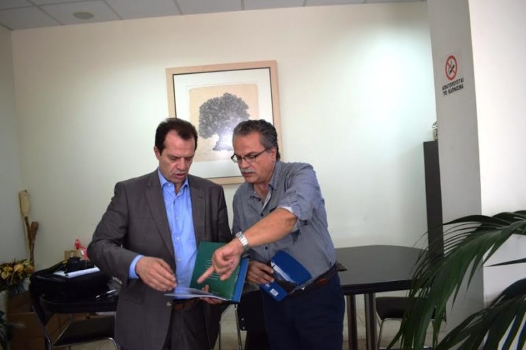 Χανιά: Θέματα υποδομών στο επίκεντρο της συνάντησης Γ. Μαλανδράκη – Γ. Δέδε