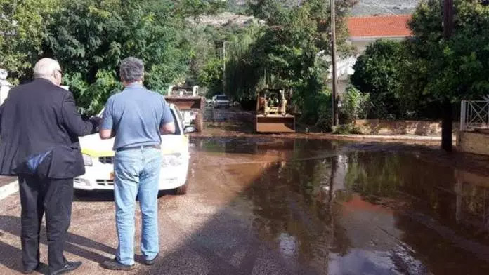 Κεφαλονιά: Καταγραφή ζημιών από την πλημμύρα στην Αγία Ευφημία