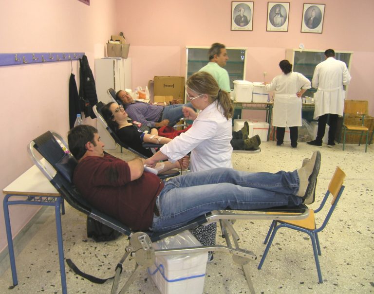 Λέσβος: Εθελοντική αιμοδοσία στην Αγιάσο