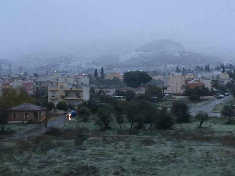 Στα άσπρα ντύθηκε η Μαγνησία