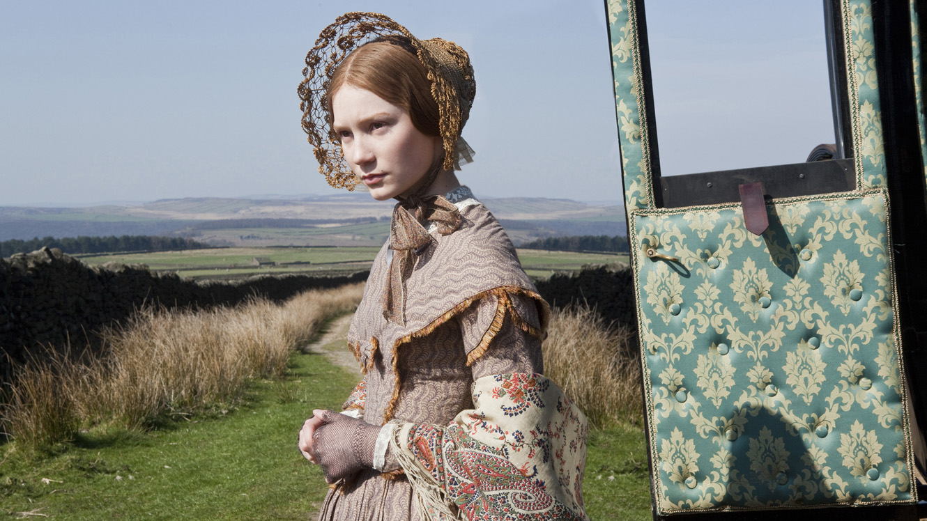 Mia Wasikowska as Jane Eyre stars in JANE EYRE