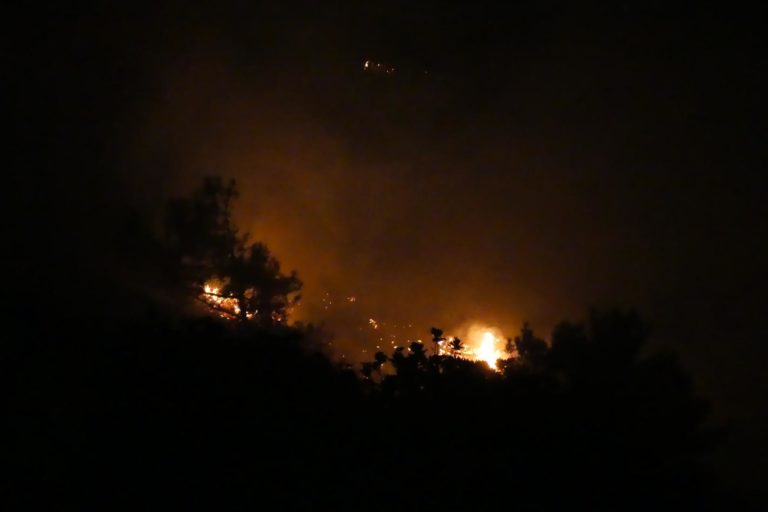 Χίος: 20 στρέματα έκαψε η φωτιά στα Κεραμεία