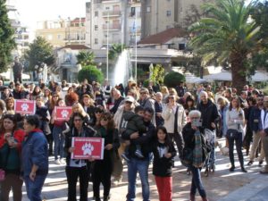 Σέρρες: Δυναμική συγκέντρωση  διαμαρτυρίας φιλόζωων