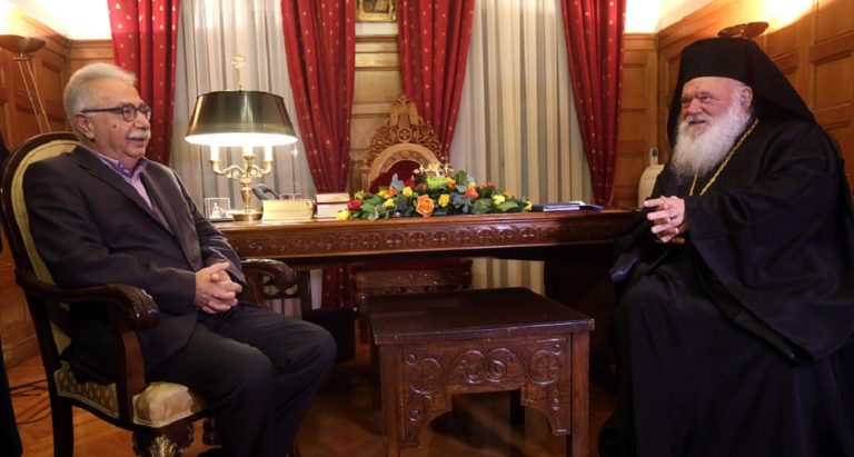 Σε καλό κλίμα η συνάντηση Αρχιεπισκόπου-Υπουργού Παιδείας (video)