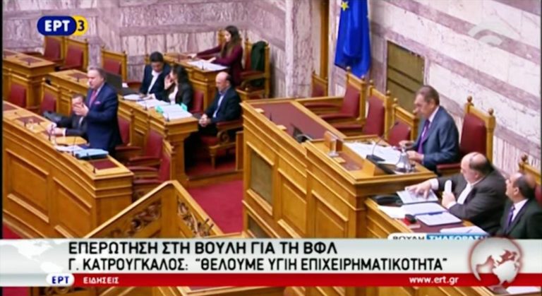 Επερώτηση στη Βουλή για τη ΒΦΛ Καβάλας (video)