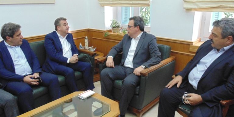 Συναντήσεις Σ. Φάμελλου με περιφερειάρχη και δήμαρχο