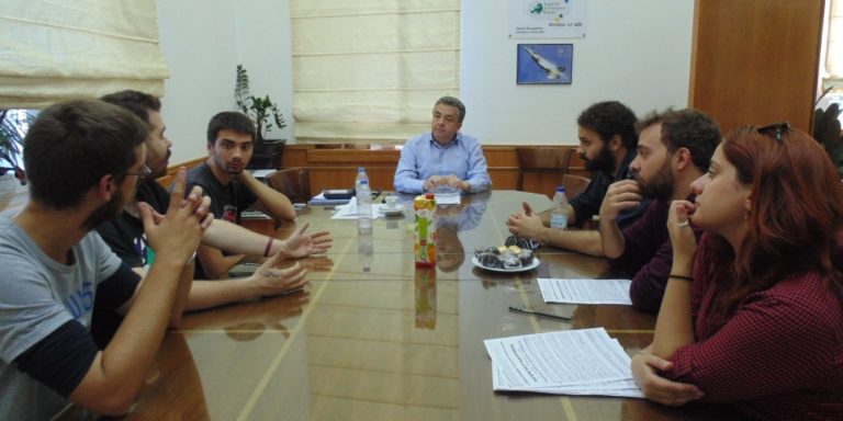 Στον περιφερειάρχη …τα παράπονα των φοιτητών