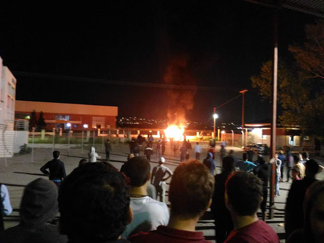 Φωτιά ξέσπασε σε σκηνή στη δομή φιλοξενίας «Φέσσα» στο Ωραιόκαστρο