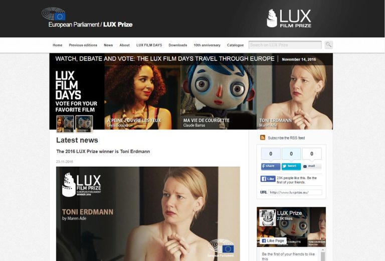 Στην ταινία «Toni Erdmann» το κινηματογραφικό βραβείο LUX