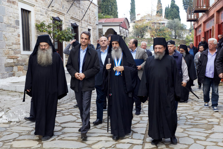 Στο Άγιον Όρος σήμερα ο Κυριάκος Μητσοτάκης