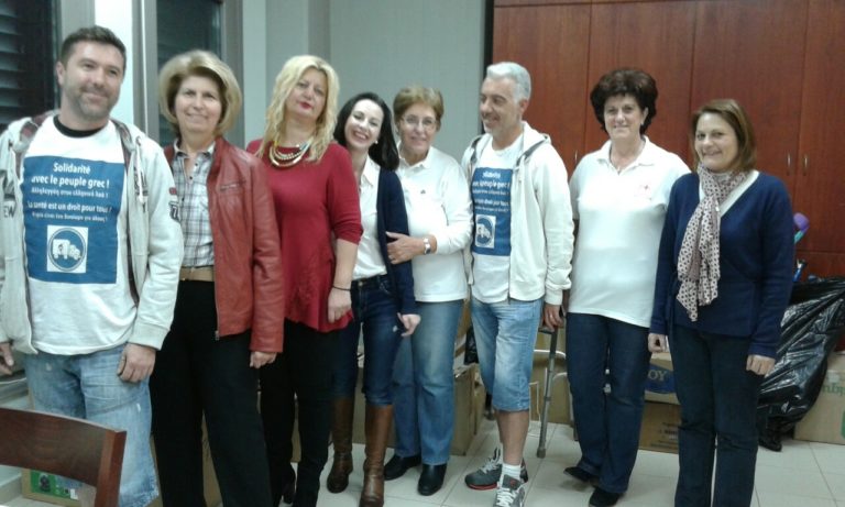 Το “Κοινωνικό Κίνημα Ελληνικής Αλληλεγγύης της Γαλλίας” στο Κοινωνικό Ιατρείο Καρδίτσας