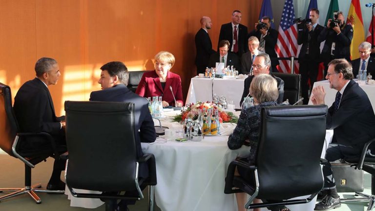Μίνι σύνοδος ΕΕ-ΗΠΑ: Διατήρηση της συνεργασίας με το ΝΑΤΟ και μετά τη νίκη Τραμπ
