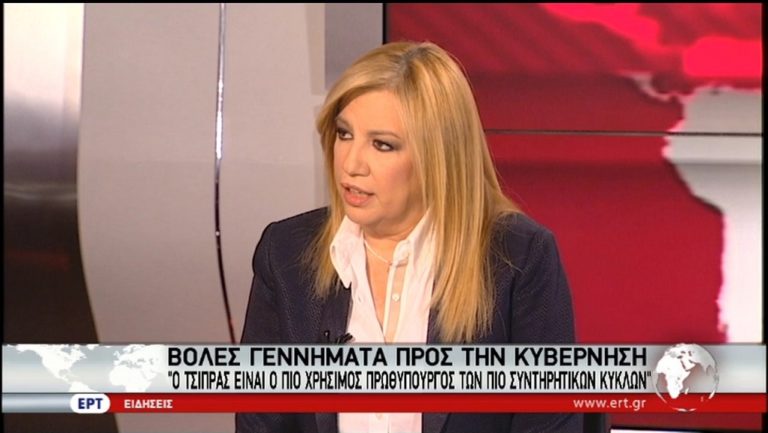 Βολές Γεννηματά προς κυβέρνηση (video)