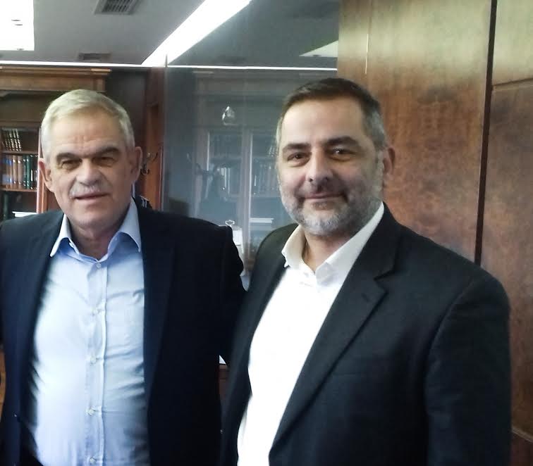 Συνάντηση δημάρχου Οροπεδίου Λασιθίου – Ν. Τόσκα