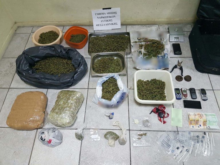 Σε μονοκατοικία στην Ανατολική Θεσσαλονίκη έκρυβε τα ναρκωτικά 40χρονος έμπορος