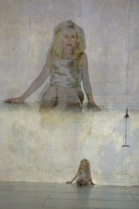 Phedre(s) de Wajdi Mouawad, Sarah Kane et J.M. Coetzee mise en scene de Krzysztof Warlikowski au theatre de l'odeon du 17 mars au 13 mai 2016. Avec: Isabelle Huppert, Agata Buzek, Andrzej Chyra, Alex Descas, Gael Kamilindi, Norah Krief, Rosalba Torres Guerrero. (photo by Pascal Victor/ArtComArt)