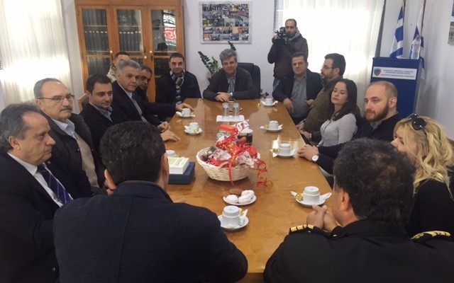 Ηράκλειο: Το Λιμεναρχείο και την Πυροσβεστική επισκέφθηκαν ο ΝΔ, Λ. Αυγενάκης και στελέχη του κόμματος