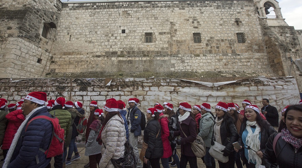 Christmas preparations in Bethlehem