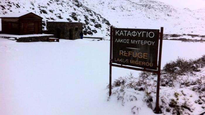 Απεγκλωβίστηκαν από τα χιόνια στα ορεινά των Λιβαδίων