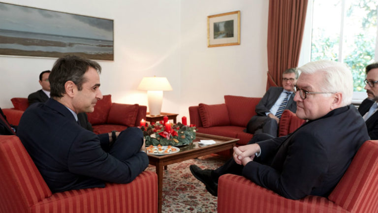 Συνάντηση Κυριάκου Μητσοτάκη – Φρανκ Βάλτερ Σταϊνμάιερ