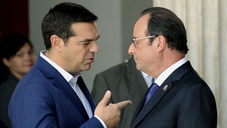 Συνάντηση Τσίπρα-Ολάντ στο Άμπου Ντάμπι