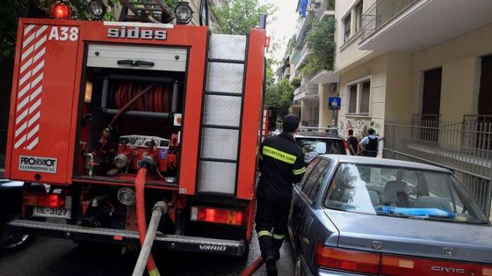 Φωτιά σε διαμέρισμα στην Κωνσταντινουπόλεως