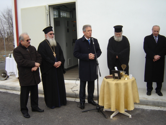 Ο δήμαρχος Π. Αγγελίδης εγκαινίασε το Αποχετευτικό της Δ.Ε.Υ.Α.Σ. στο Σκούταρι