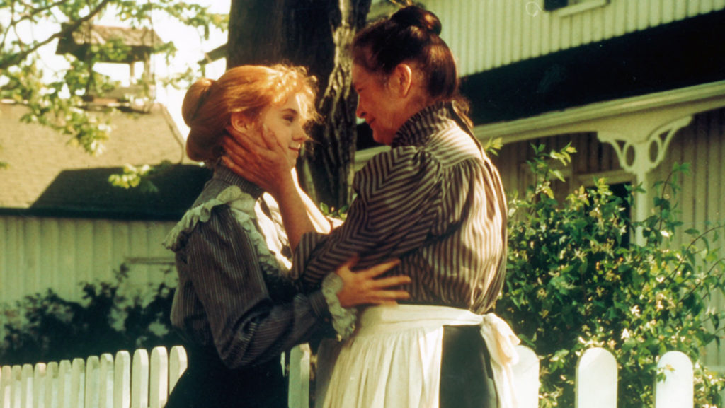 Anne of Green Gables (CBC) Miniseries, 1985 Directed by Kevin Sullivan Shown from left: Megan Follows, Colleen Dewhurst