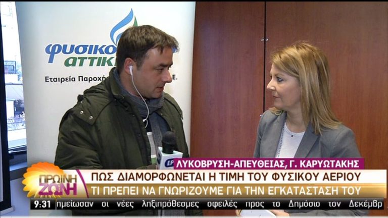 Πώς διαμορφώνεται η τιμή του φυσικού αερίου (Video)