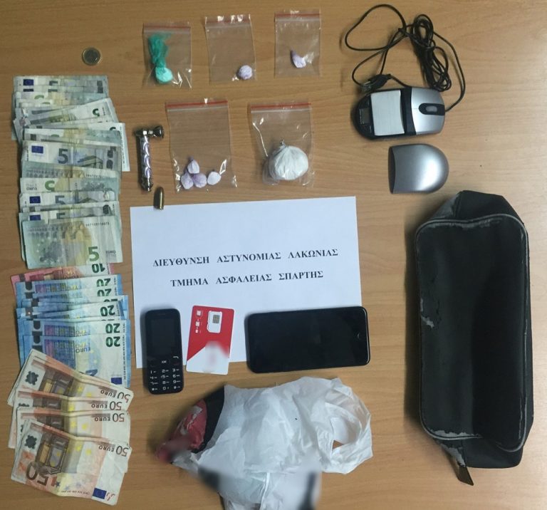 Συλλήψεις για ναρκωτικά στη Λακωνία