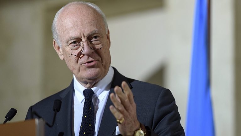 Ντε Μιστούρα: Οι διαπραγματεύσεις για τη Συρία είναι κοντά σε τελική ανακοίνωση