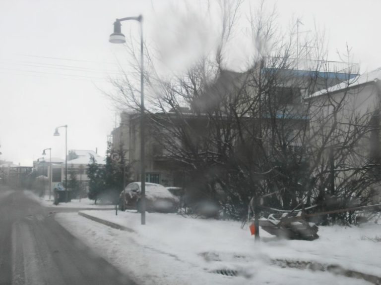 Νέο χιόνι το πρωί στην Τρίπολη