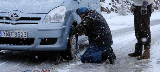 Σε ποιούς δρόμους είναι απαραίτητες οι αντιολισθητικές αλυσίδες