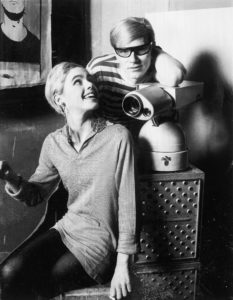 Edie Sedgwick and Andy Warhol on the set of Ciao! Manhattan (1972) directed by John Palmer, David Weisman USA - 1972 Supplied by WENN This is a PR photo. WENN does not claim any Copyright or License in the attached material. Fees charged by WENN are for WENN's services only, and do not, nor are they intended to, convey to the user any ownership of Copyright or License in the material. By publishing this material, the user expressly agrees to indemnify and to hold WENN harmless from any claims, demands, or causes of action arising out of or connected in any way with user's publication of the material.