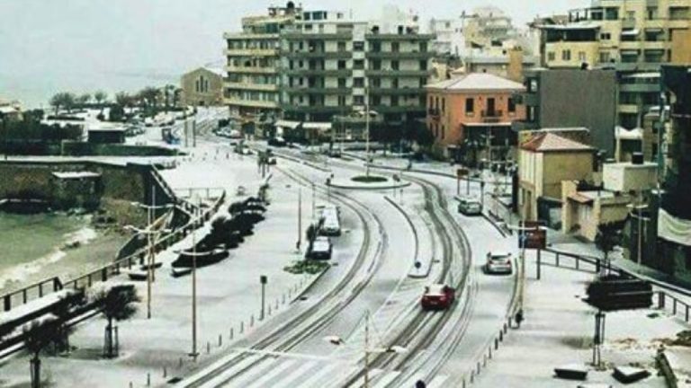Χιονισμένη όλη η Κρήτη