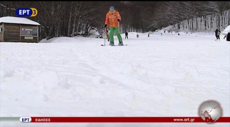 Γέμισαν οι πίστες στο χιονοδρομικό Βίγλας – Πισοδερίου (video)