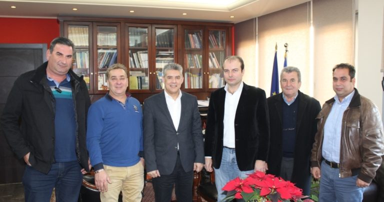Αγροτικά θέματα στη συνάντηση Περιφερειάρχη – ΤΟΕΒ Ταυρωπού