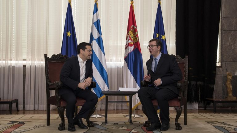 Τσίπρας-Βούτσιτς: Ειρήνη και σταθερότητα στα Βαλκάνια με κοινά αποδεκτή λύση στο Κόσσοβο (video)