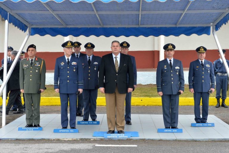 Ο Υπουργός Εθνικής Άμυνας σήμερα στην Τρίπολη για την ορκωμοσία των σμηνιτών
