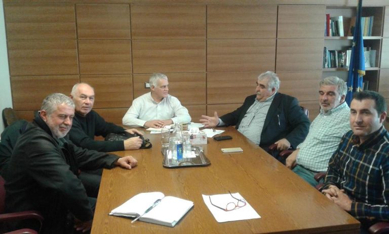 Συνάντηση κτηνοτρόφων με Γ. Τσιρώνη παρουσία Ν. Παπαδόπουλου