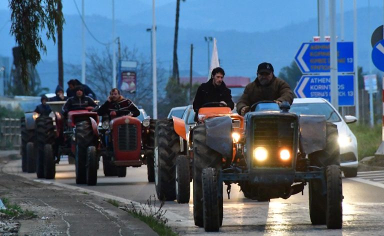 Μπλόκο αγροτών στον κόμβο της Νίκαιας την Δευτέρα 28/1