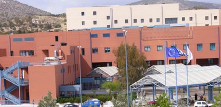 Συγκέντρωση εργαζομένων στο Αττικό νοσοκομείο λόγω επίσκεψης του Π. Πολάκη